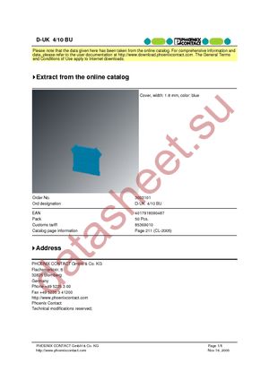 3003101 datasheet  